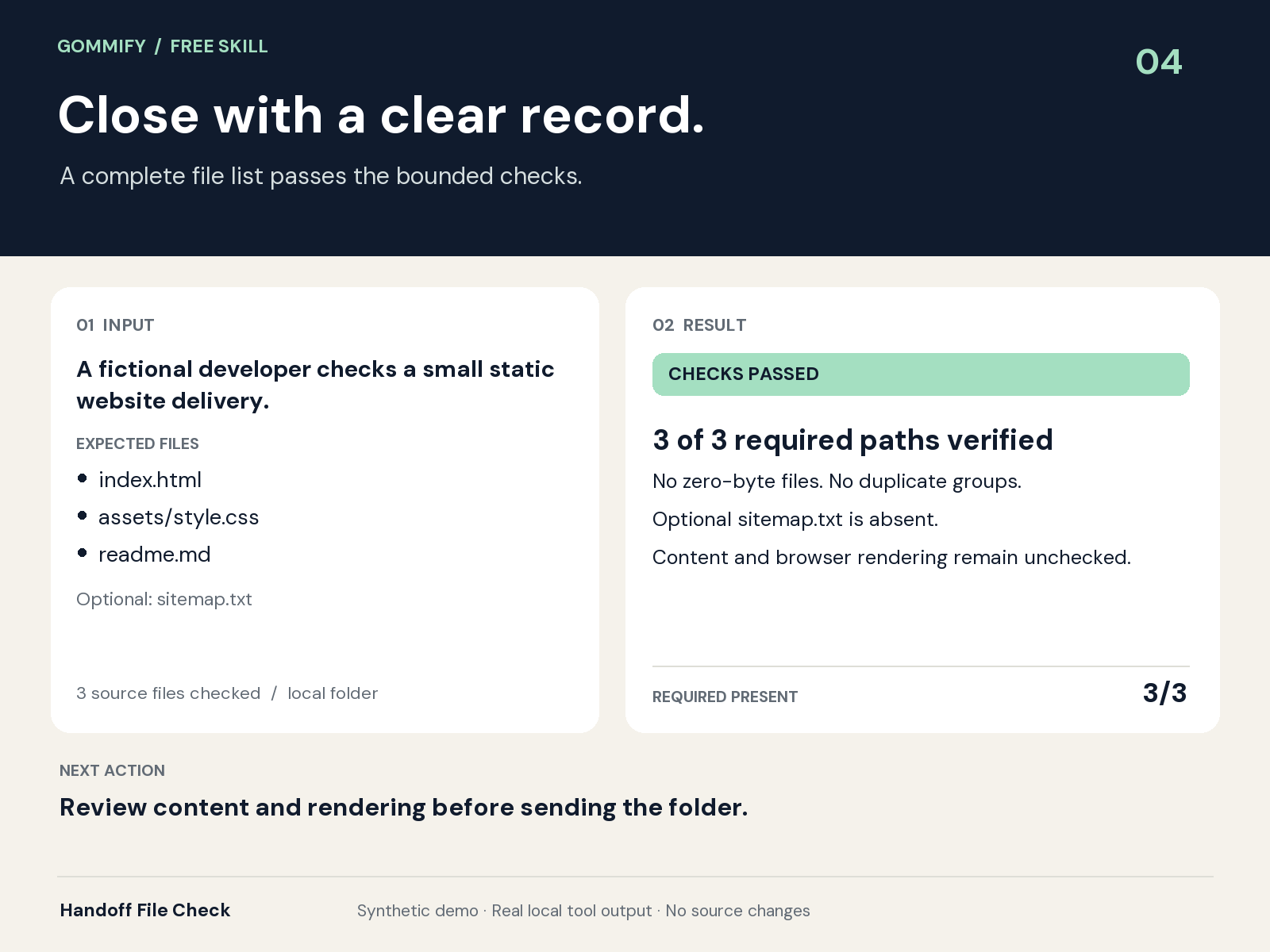 Handoff file check screenshot 4