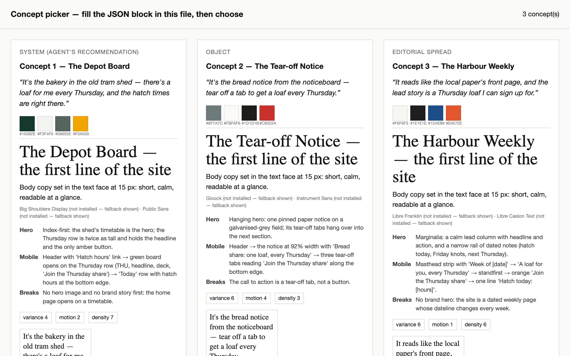 Design Direction for Websites: Concepts Before Any Code preview