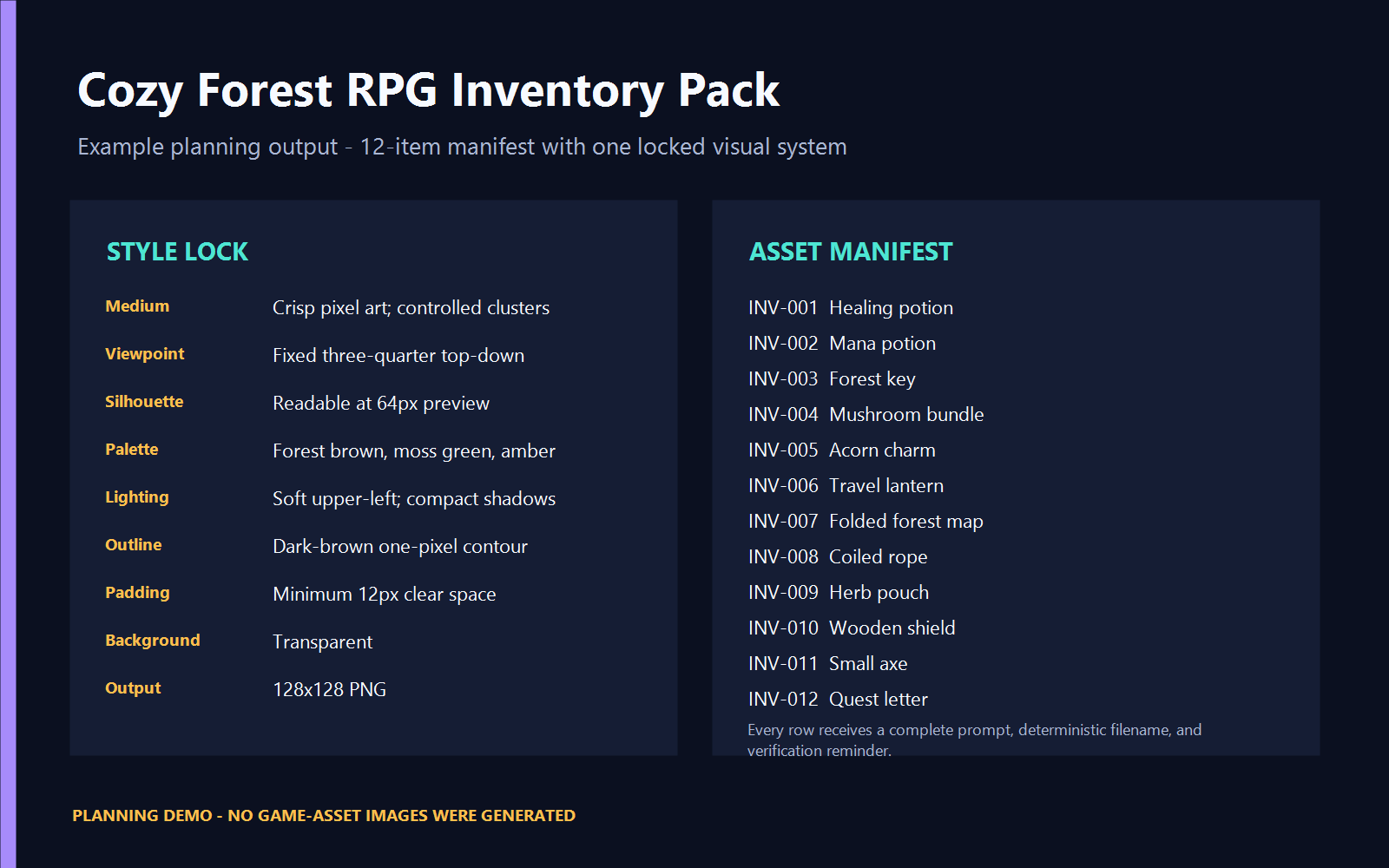 AI Game Asset Pack Production System preview