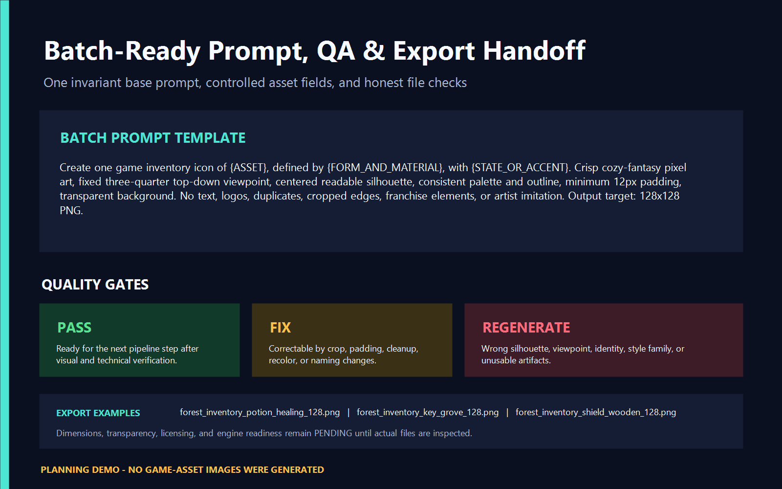 AI Game Asset Pack Production System screenshot 2