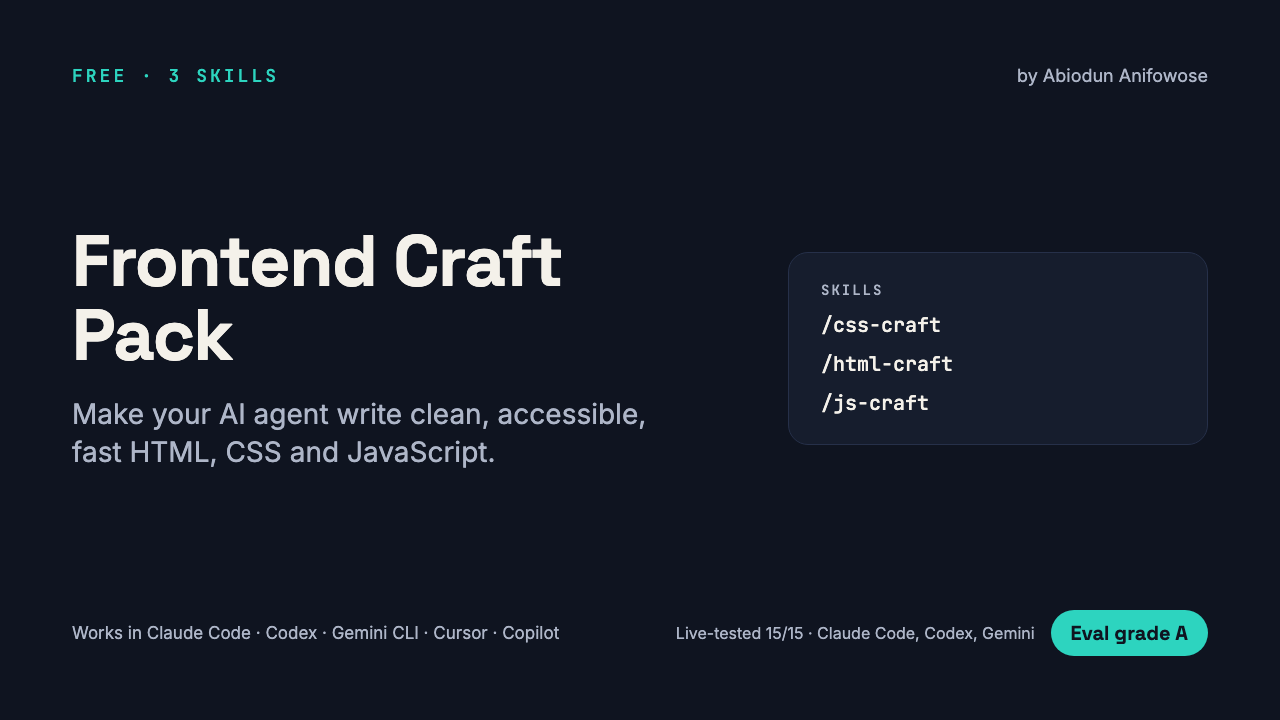 CSS Craft (Frontend Craft Pack) preview
