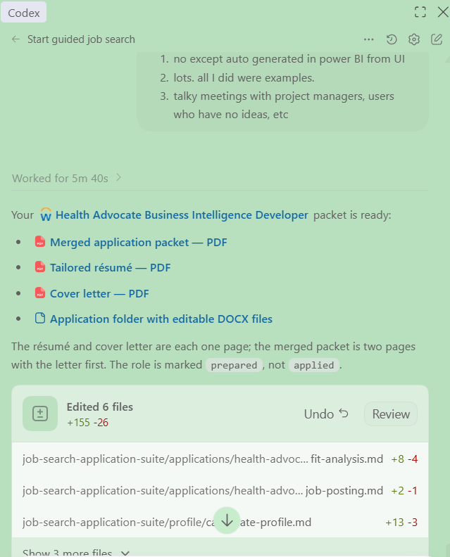 job search application suite screenshot 4