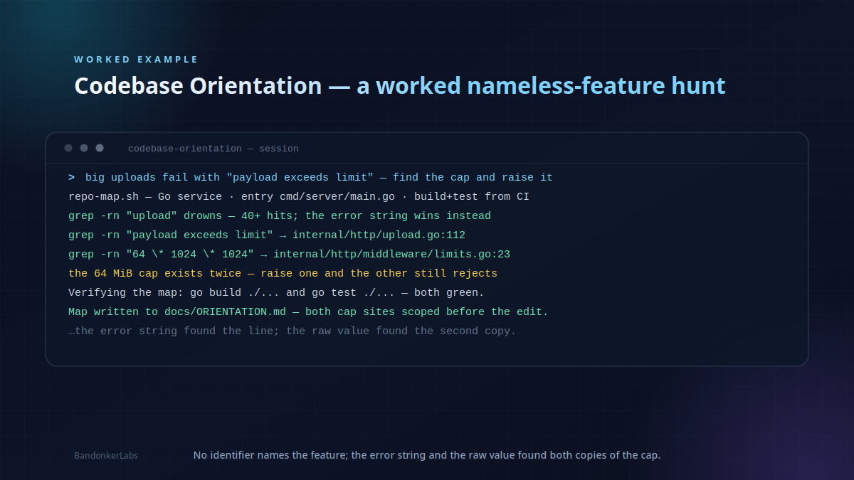 Codebase Orientation preview