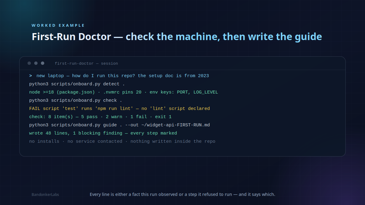 First Run Doctor preview