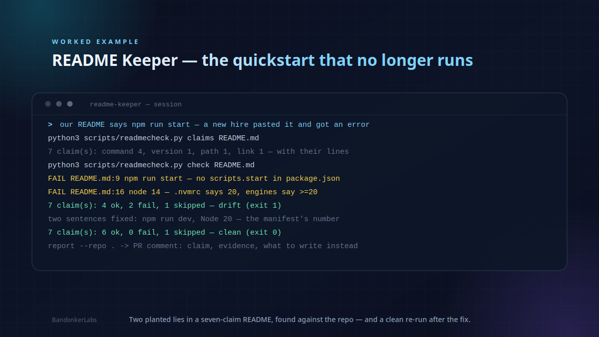 Readme Keeper preview