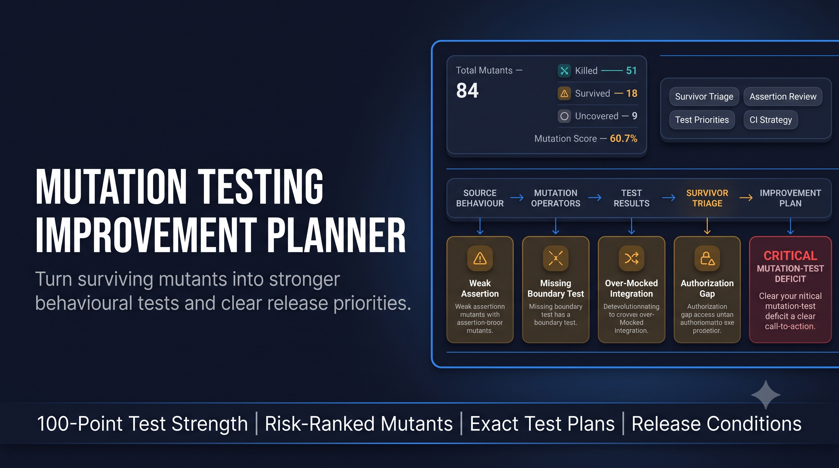 Mutation Testing Improvement Planner preview