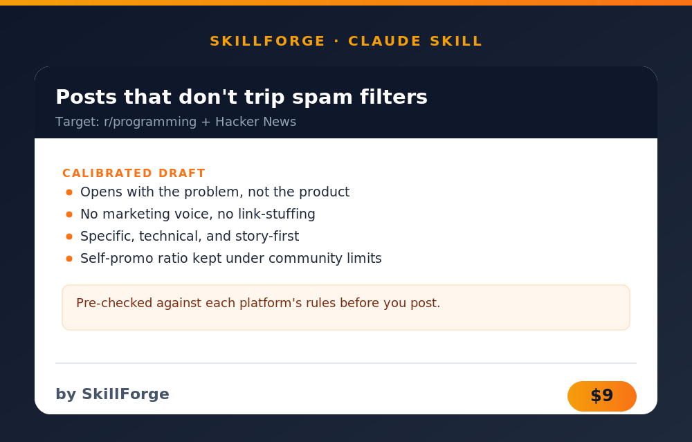 Developer Community Post Writer preview