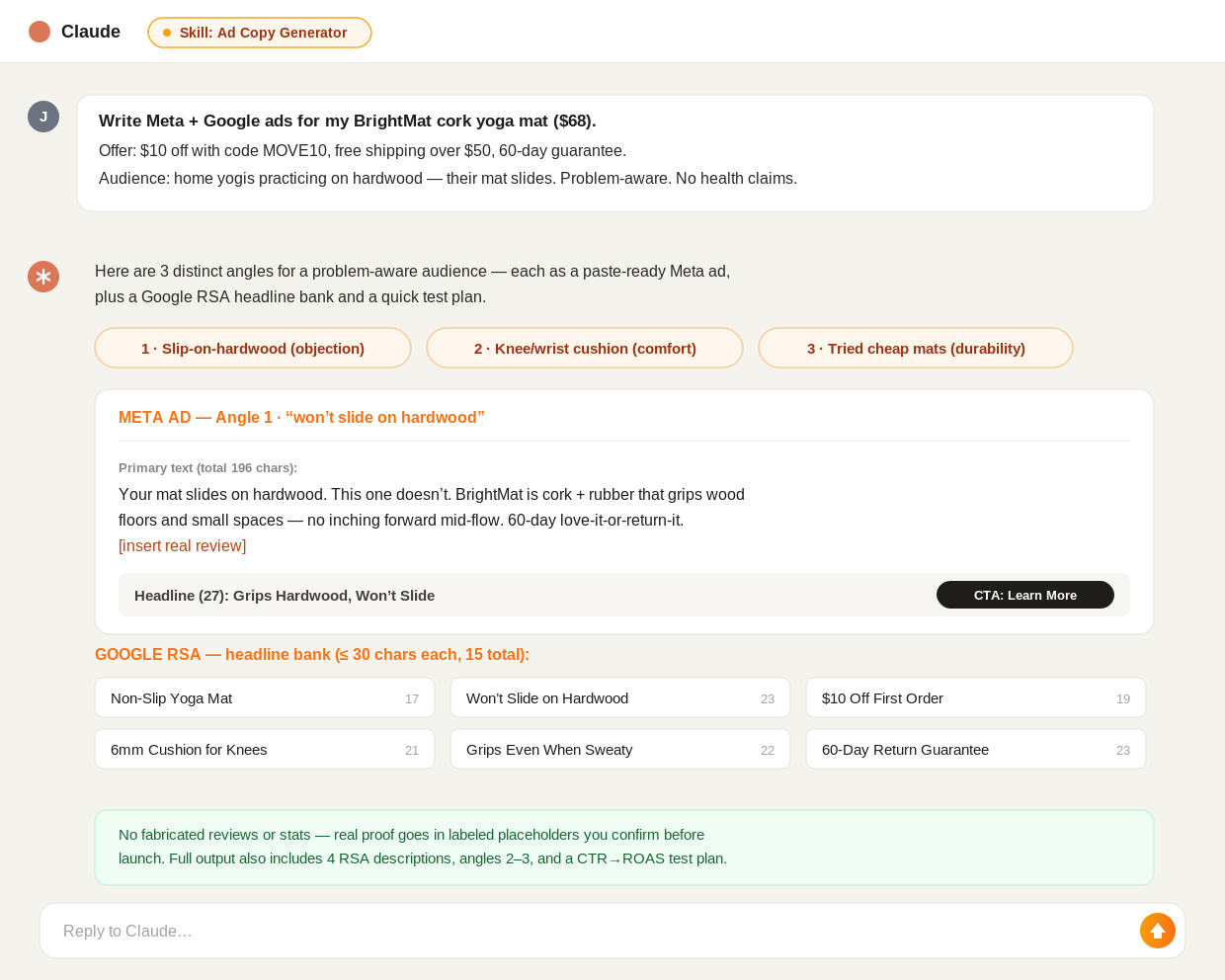 Ad Copy Generator screenshot 3