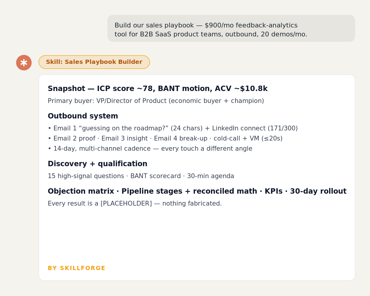 Sales Playbook Builder screenshot 2