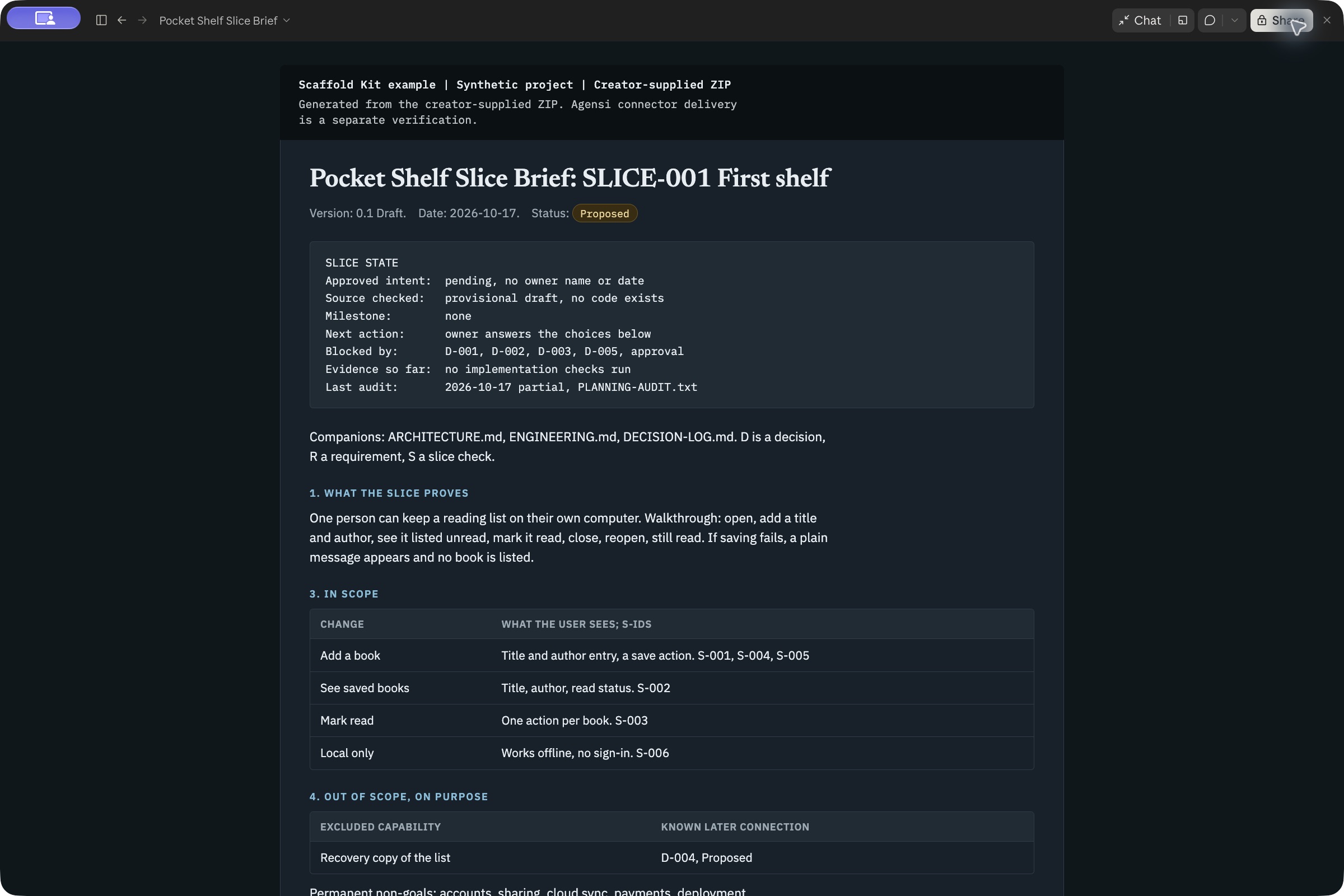 Scaffold Kit: A Clear Plan Before Your AI Builds preview