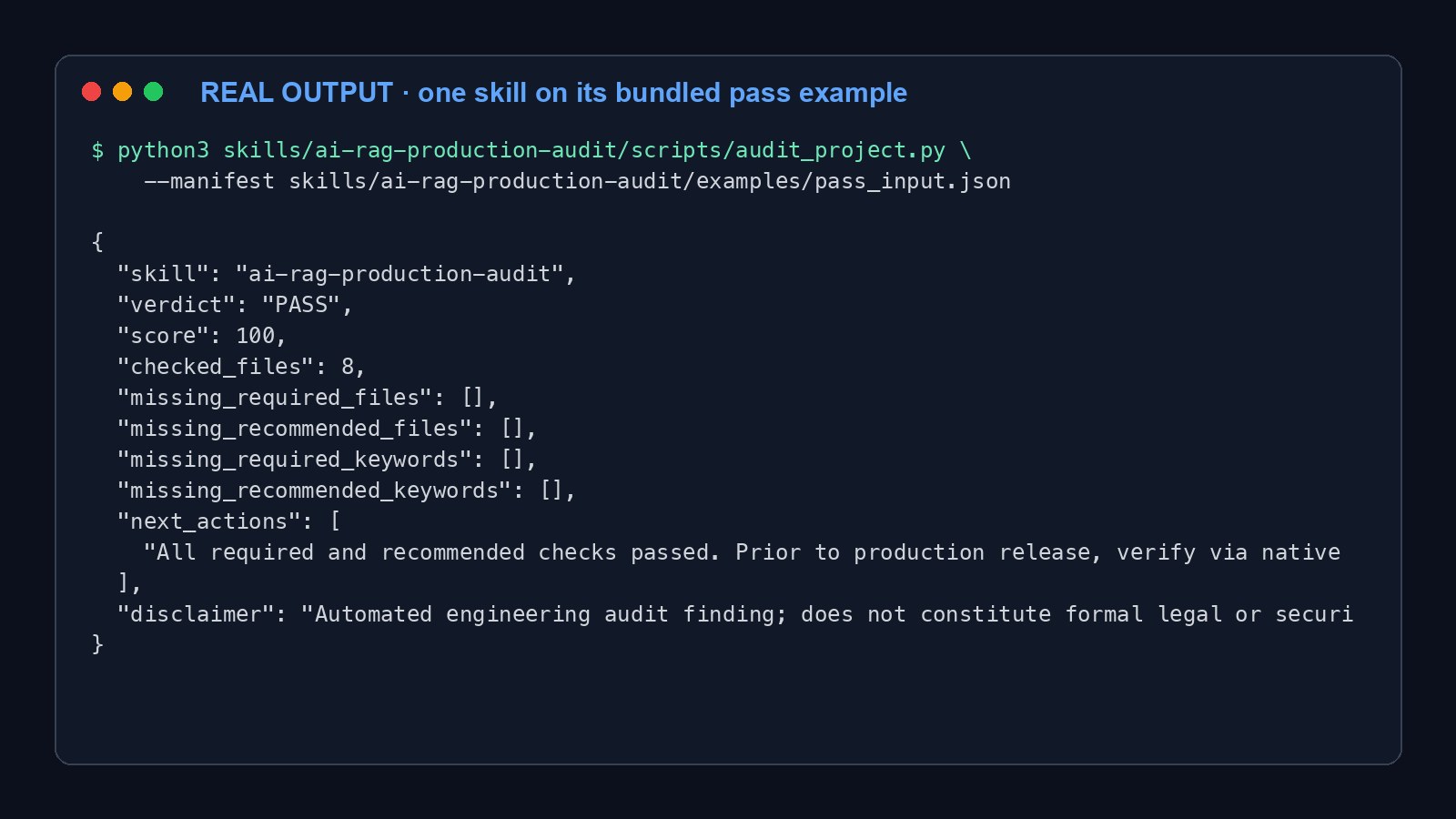 Codebase Audit & Production Readiness Suite screenshot 2