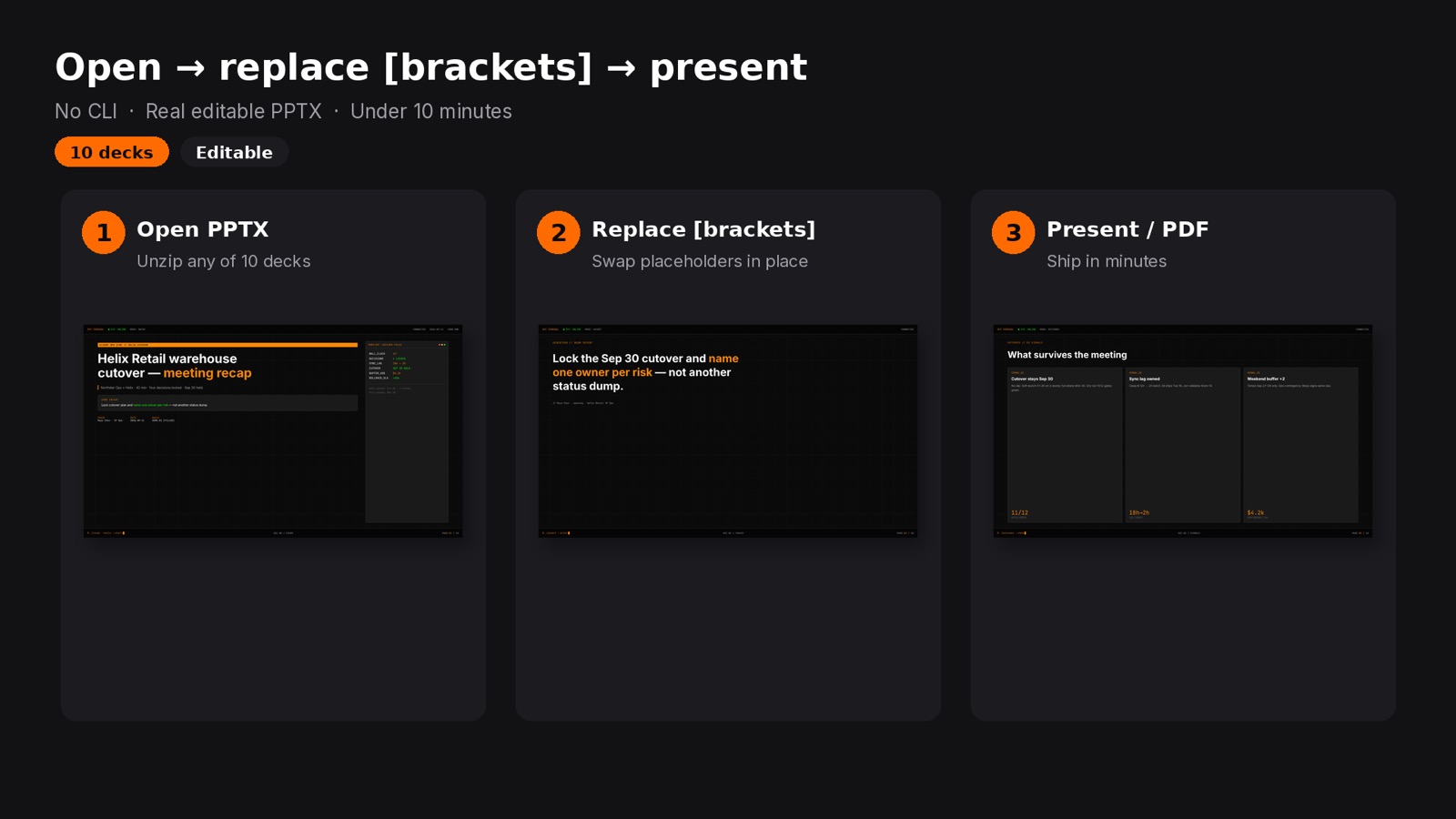 Meeting Recap PowerPoint Pack screenshot 3