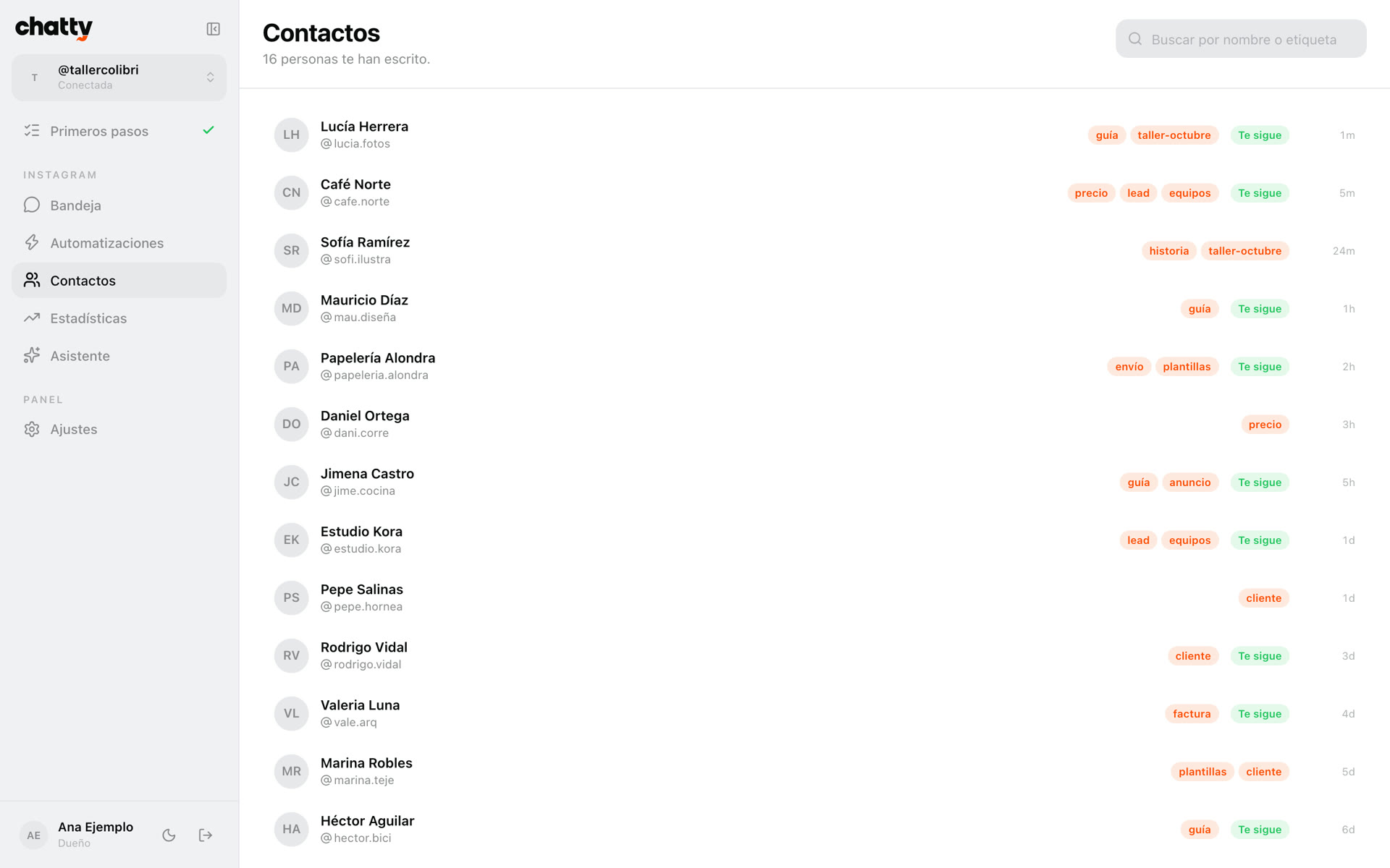 chatty: Instagram DM automation on your own Firebase screenshot 5