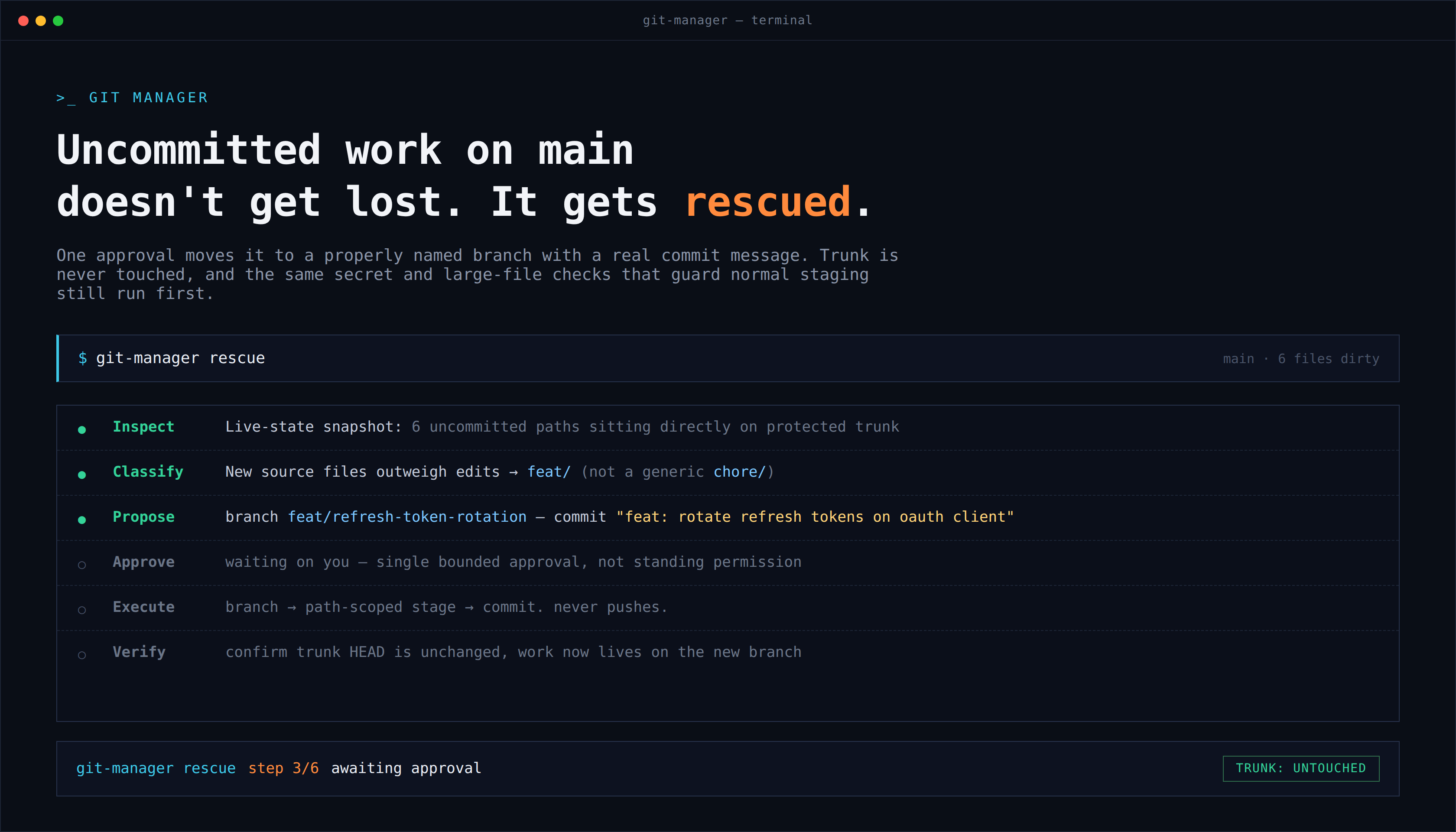 Git Manager. preview