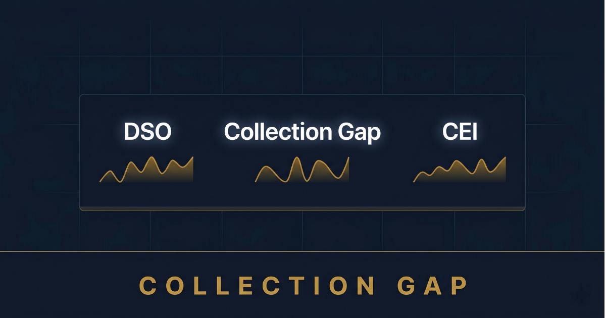 Collection Gap — DSO, CEI & AR Metrics Workbook from Any Invoice Export