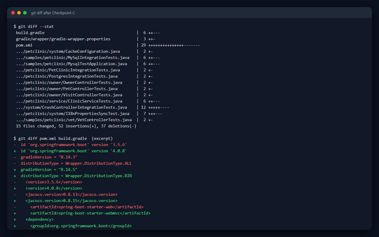 Spring Boot 4 Upgrade: OpenRewrite + Post-Migration Fixer screenshot 3