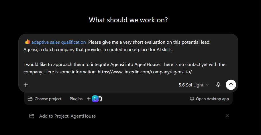 adaptive sales qualification preview