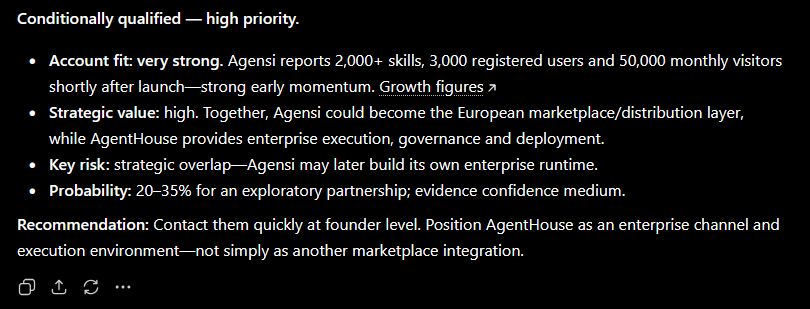 adaptive sales qualification screenshot 2