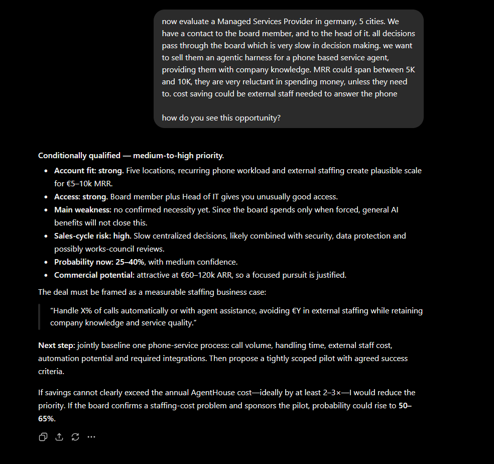 adaptive sales qualification screenshot 3