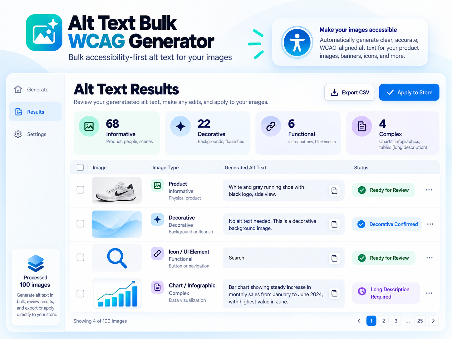 Alt Text Bulk WCAG Generator screenshot 2