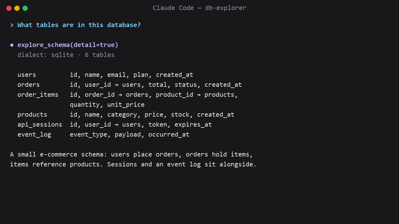 db explorer preview