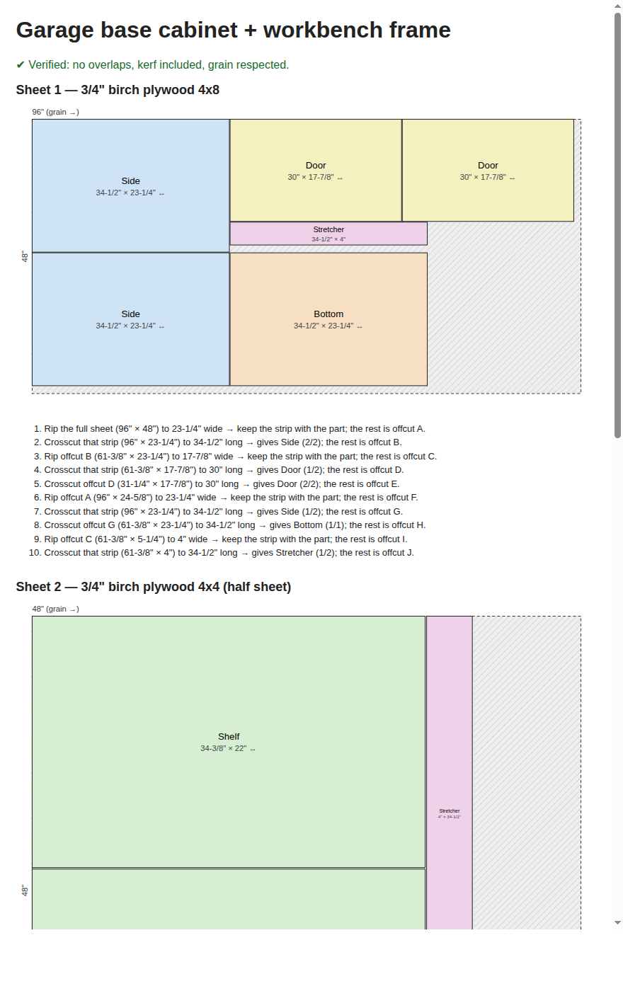 Cut-List Optimizer: Claude Skill for Woodworkers preview