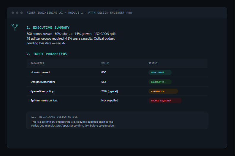 Fiber Engineering AI Pro screenshot 3