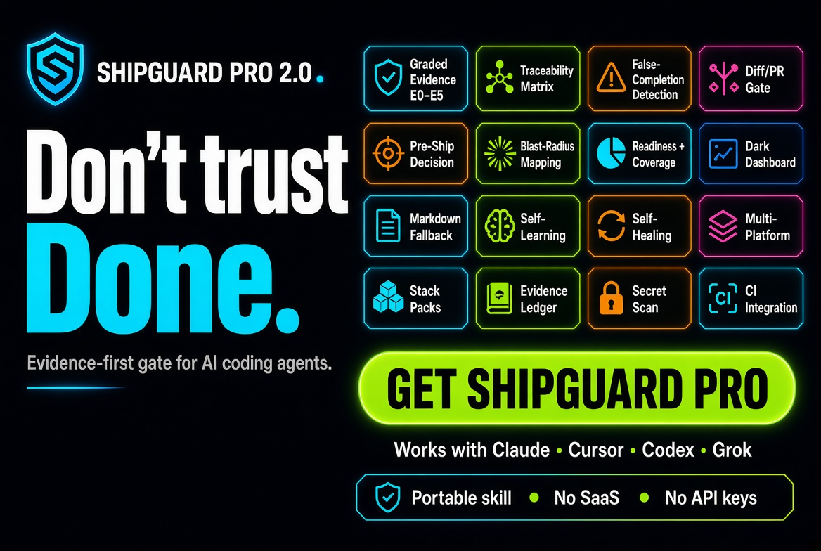 ShipGuard — AI Output Quality & Production Readiness Auditor preview