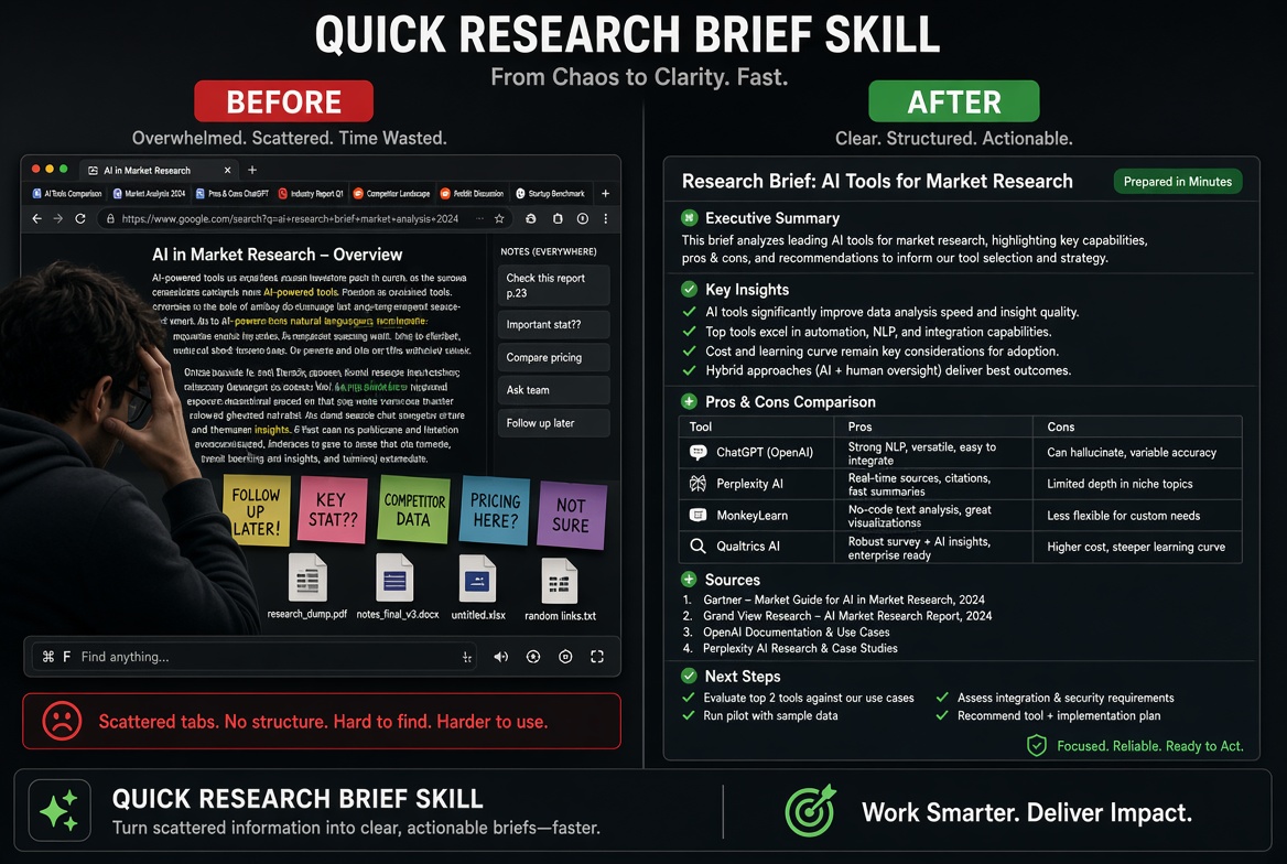 Quick Research Brief screenshot 2