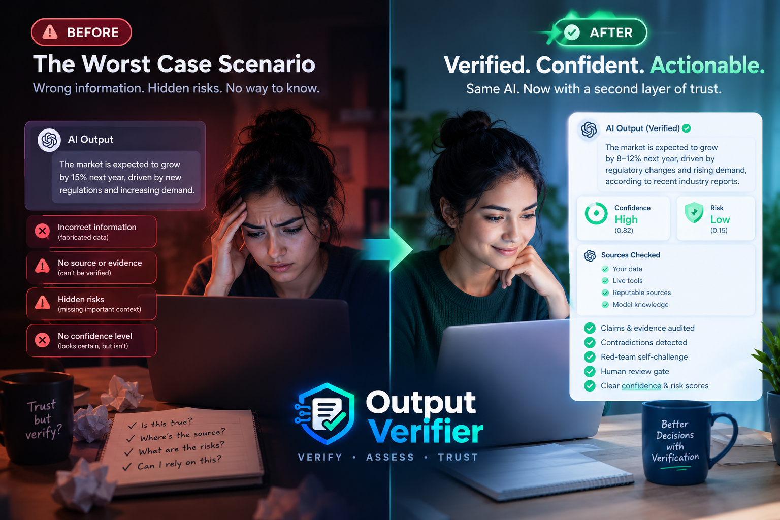Output Verifier ➡ Make Your AI Agent More Reliable screenshot 3