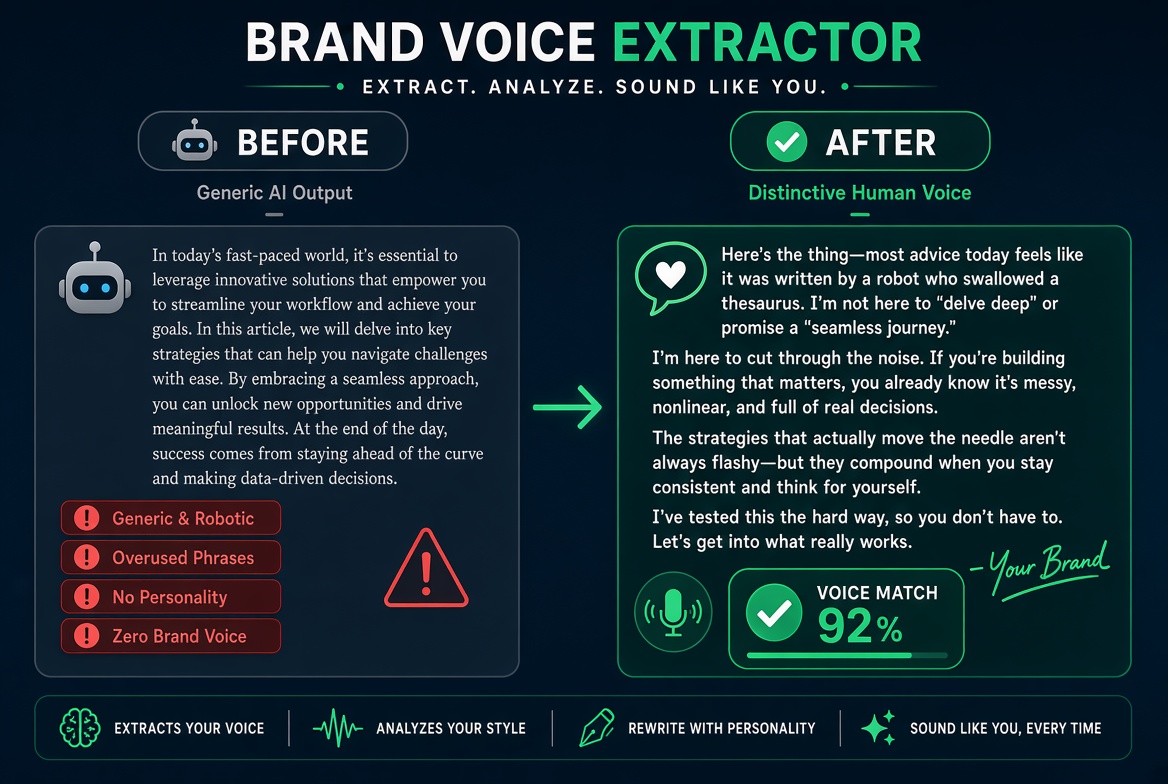 Brand Voice Extractor Pro — Make AI Write Like Your Brand. screenshot 3