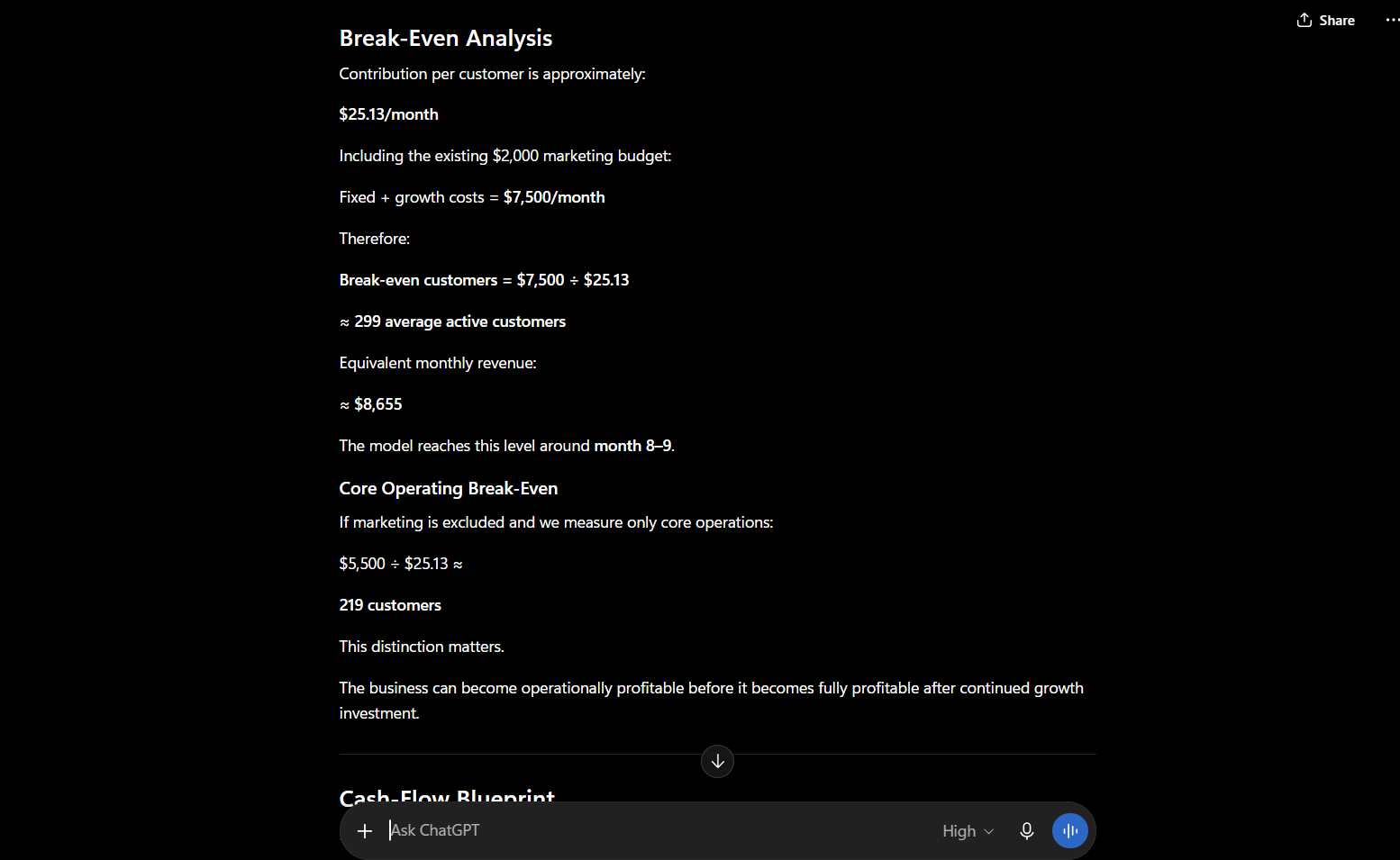 Finance Blueprint Generator screenshot 3