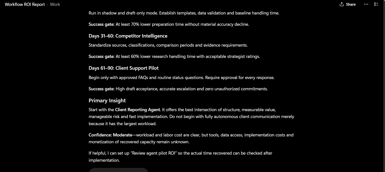 AI Agent Opportunity & ROI Architect screenshot 5