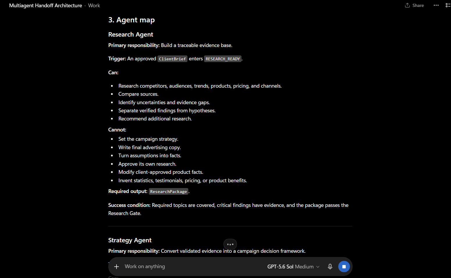 Multi-Agent Handoff Architect screenshot 3