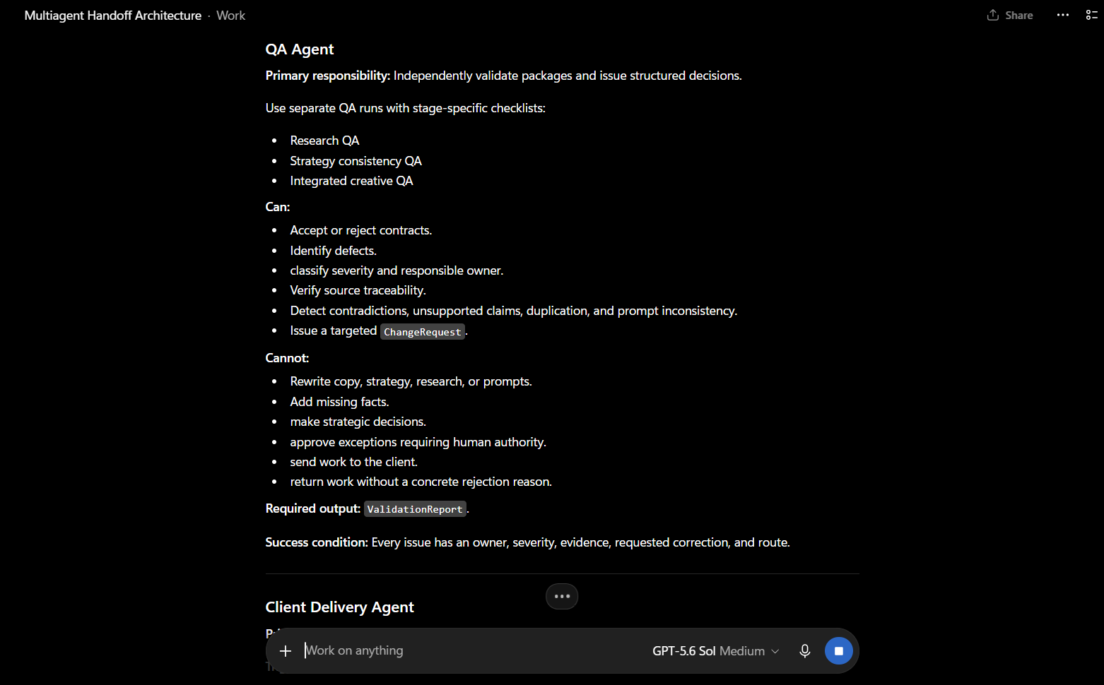 Multi-Agent Handoff Architect screenshot 4