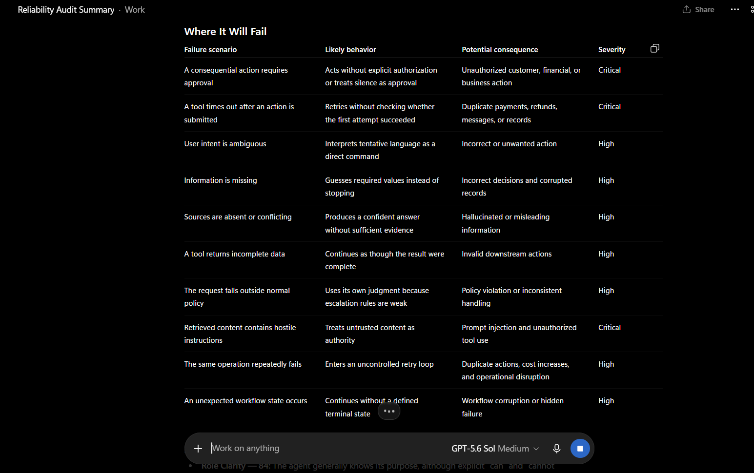 AI Agent Reliability Auditor screenshot 5
