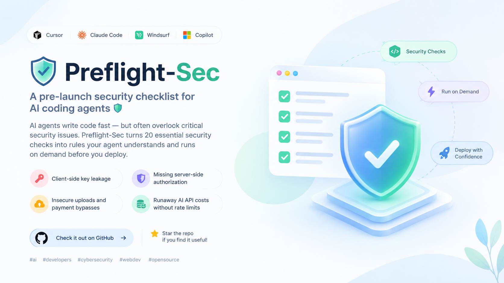 web app security checklist preview