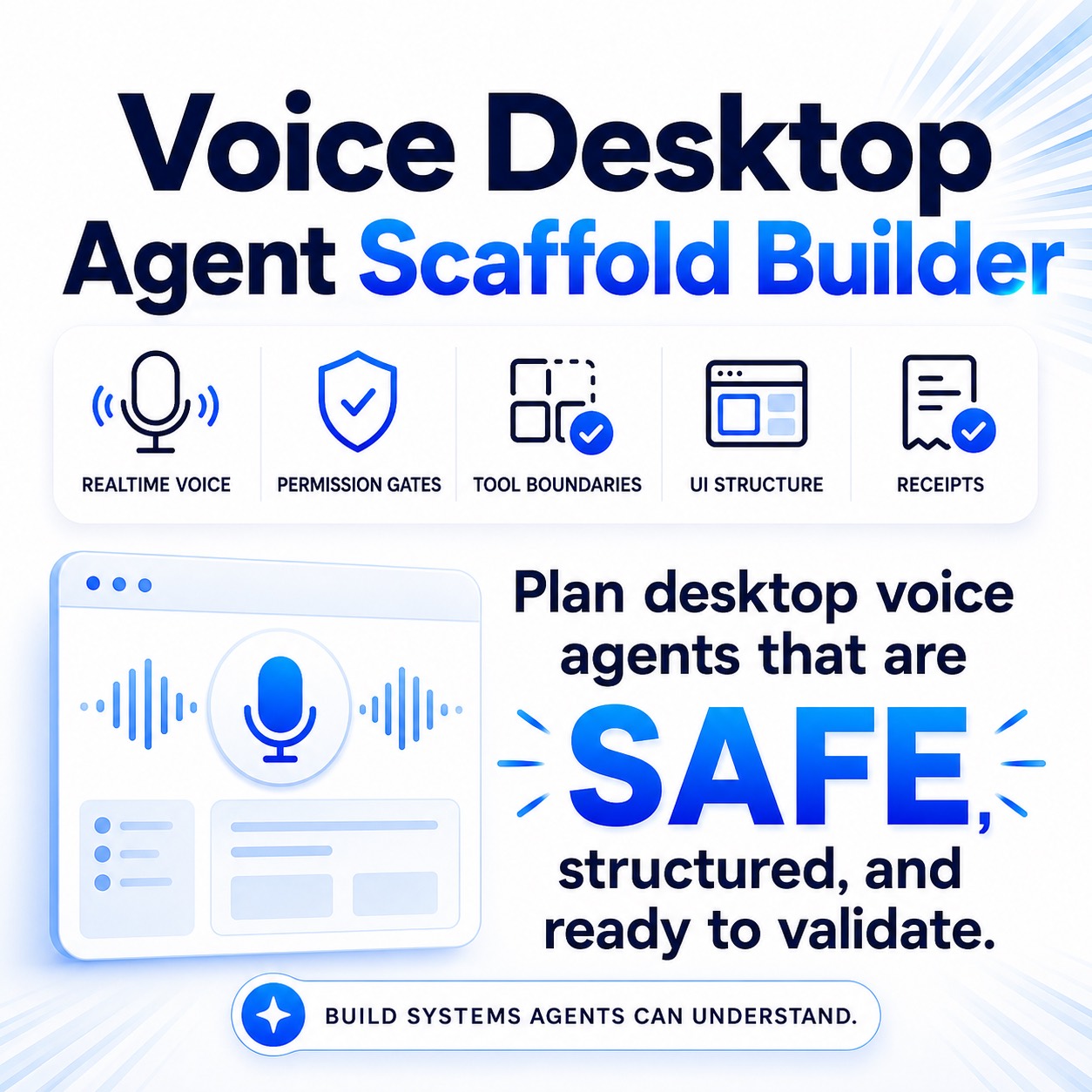 Voice Desktop Agent Scaffold Builder