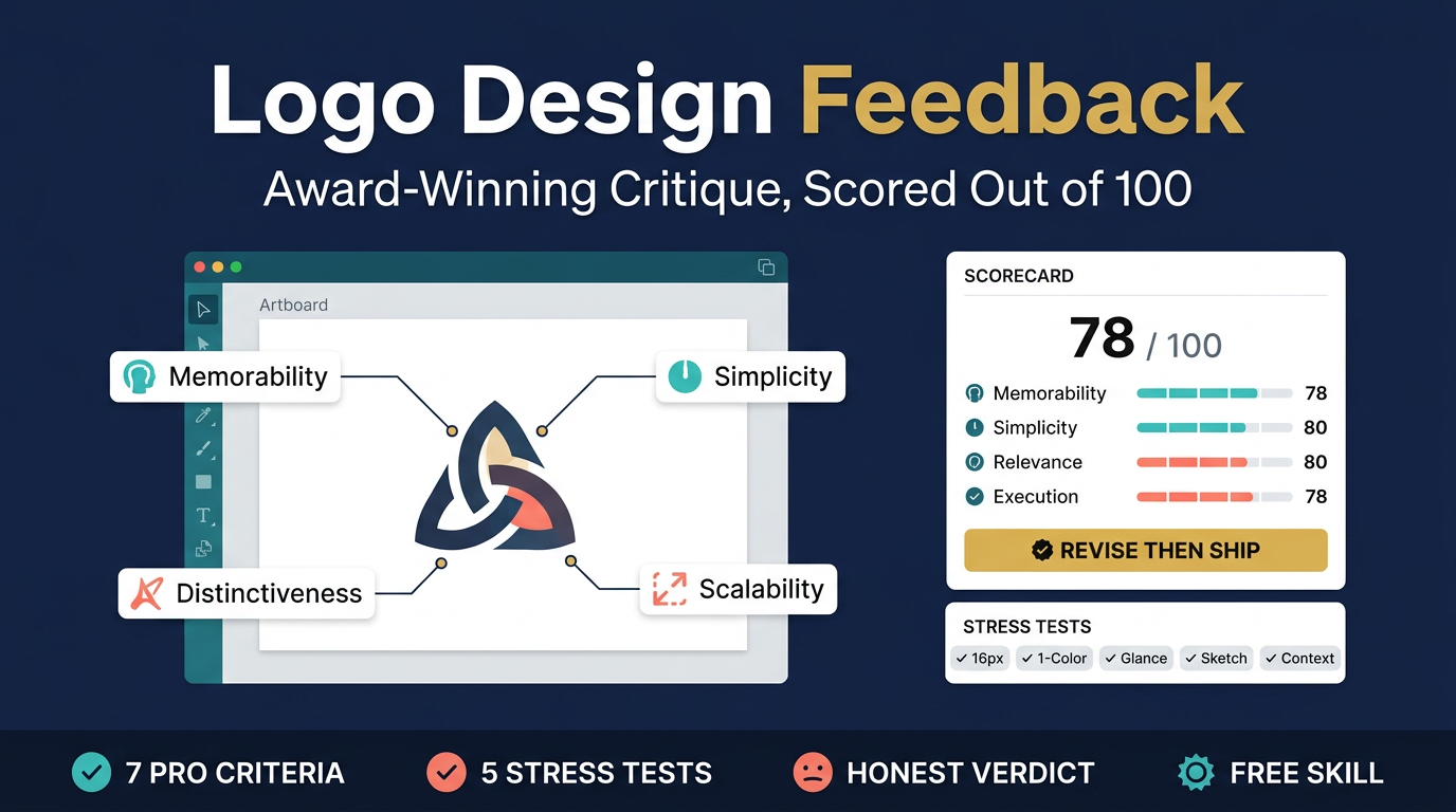 logo design feedback preview