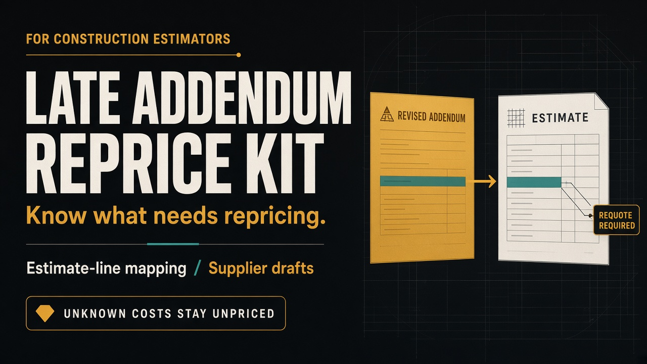 Late Addendum Reprice Kit preview