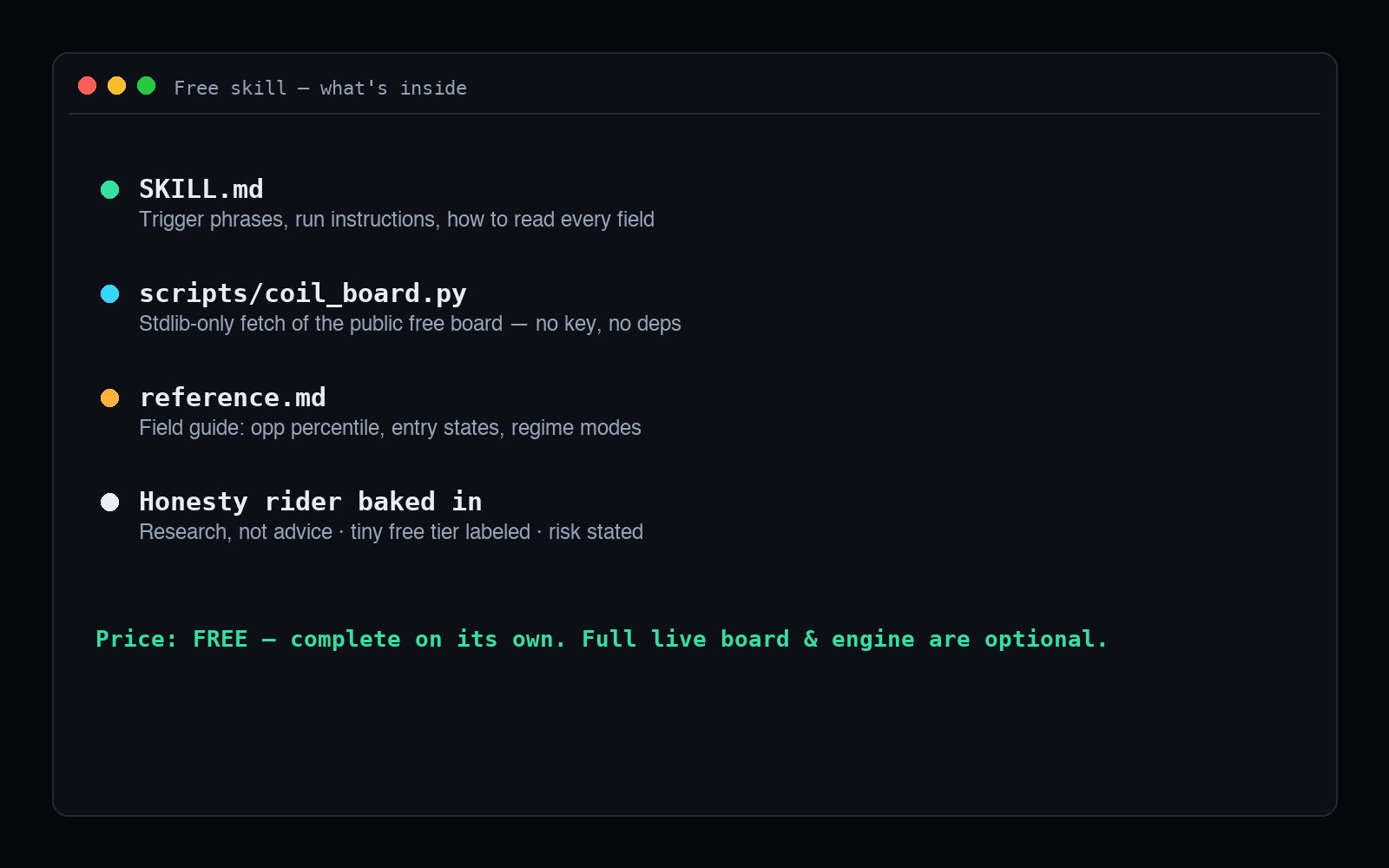 Coil Market Scanner — daily US market-leadership board screenshot 3