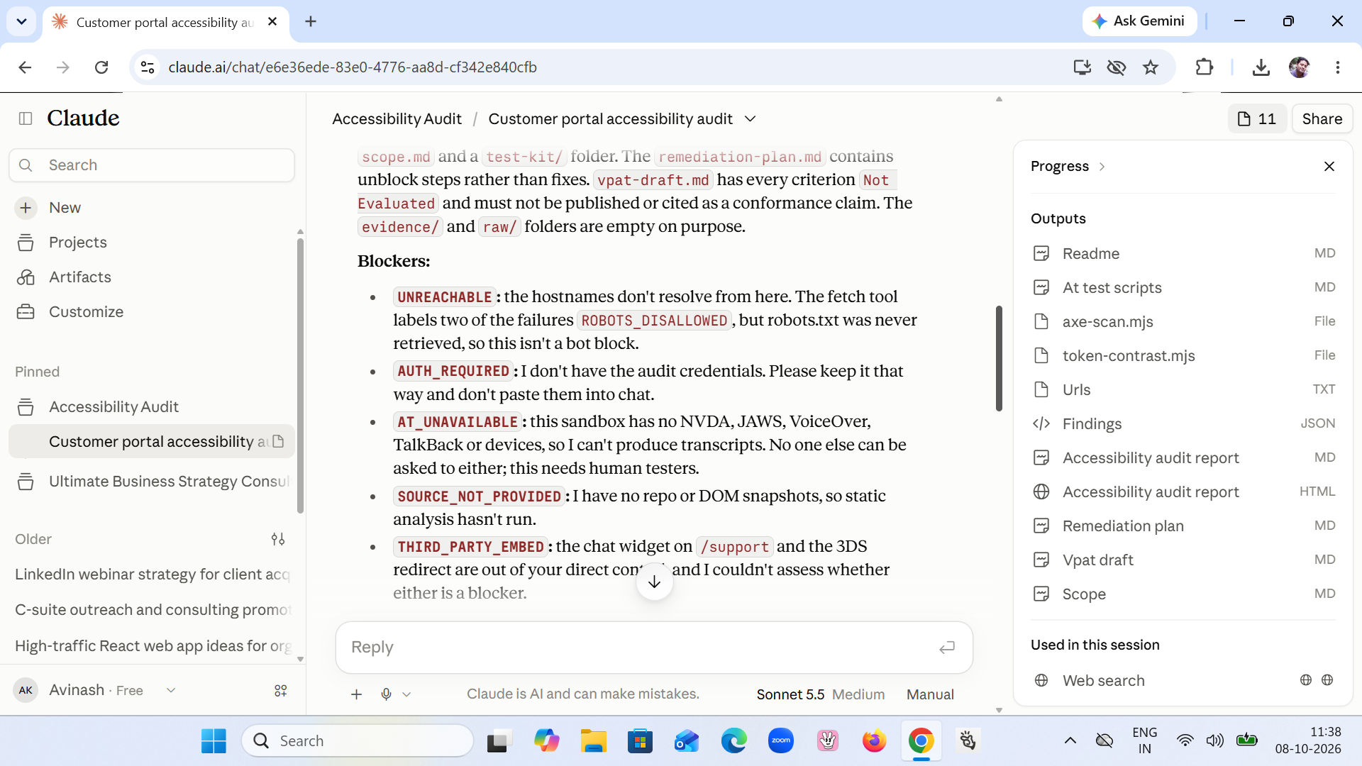 A11y Audit Skill — WCAG 2.2 AA + VPAT + Remediation screenshot 3