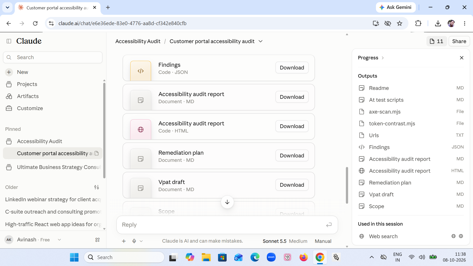 A11y Audit Skill — WCAG 2.2 AA + VPAT + Remediation screenshot 4