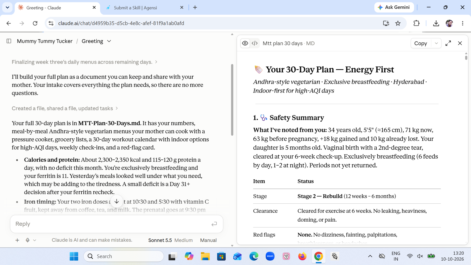 Mummy Tummy Tucker — Postpartum 30-Day Plan preview