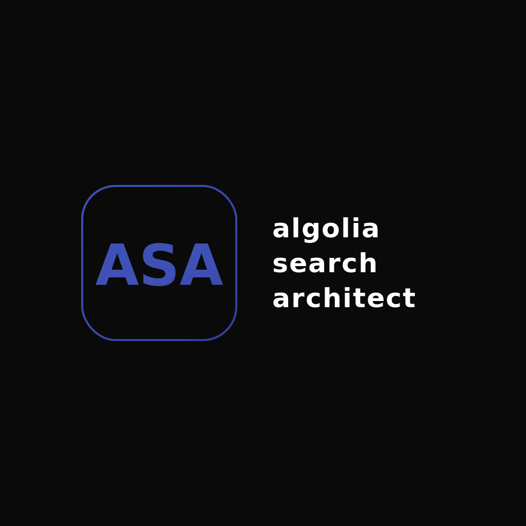 algolia-search-architect