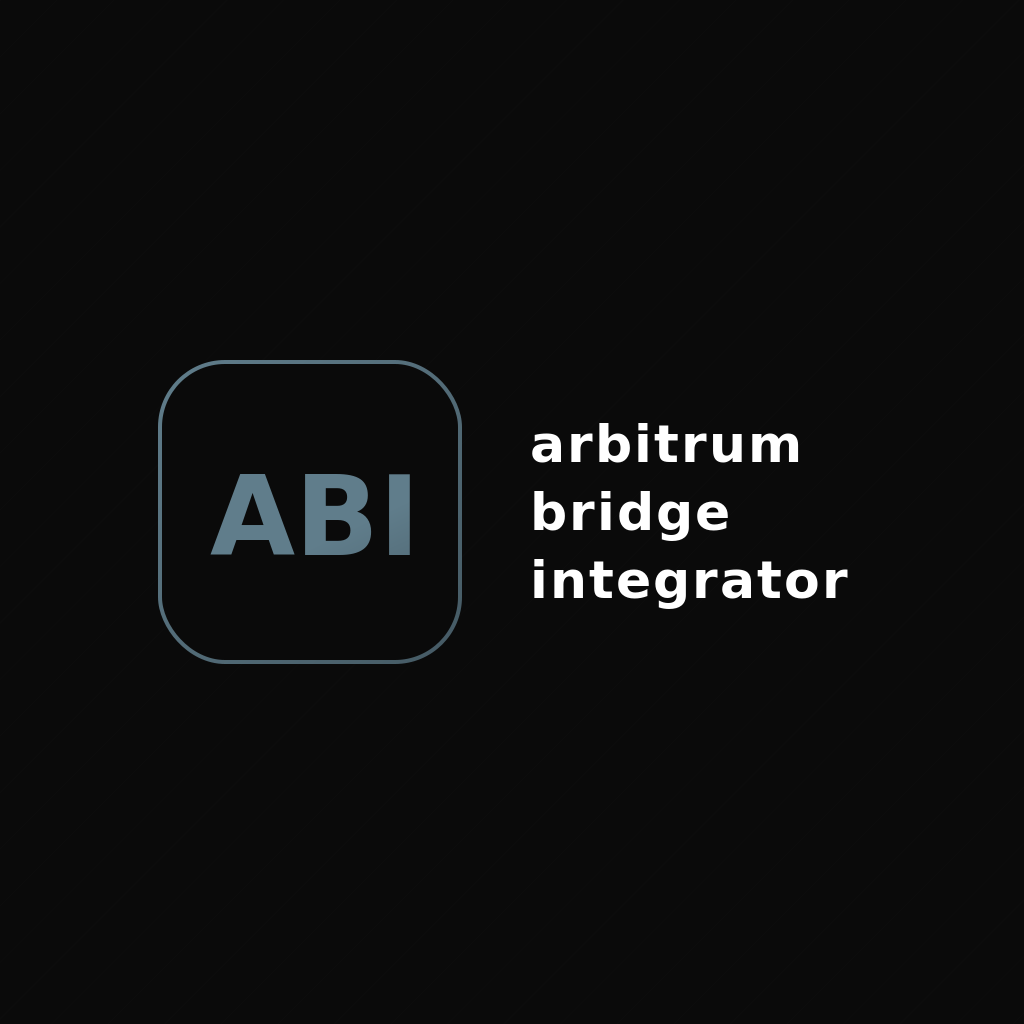 Arbitrum Bridge Integrator