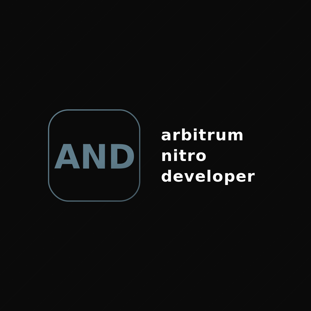 Arbitrum Nitro Developer