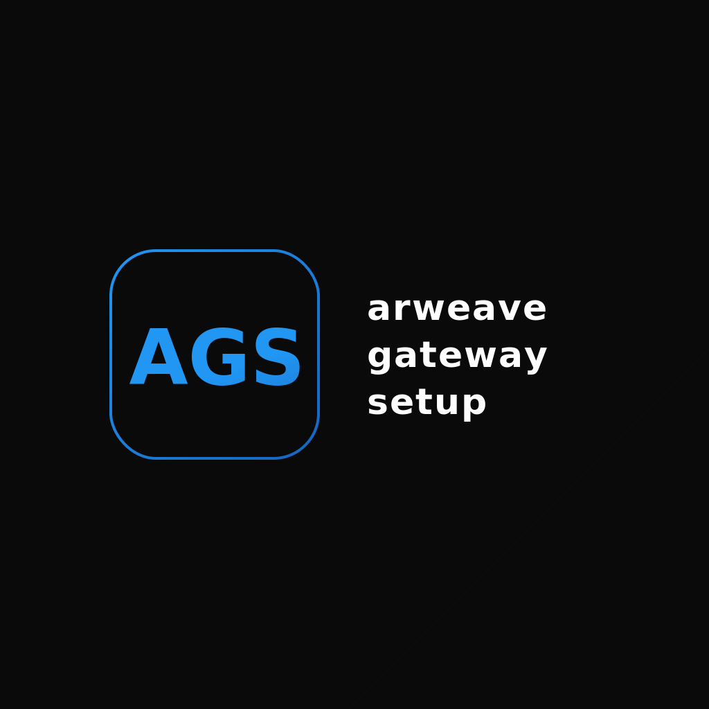 arweave-gateway-setup