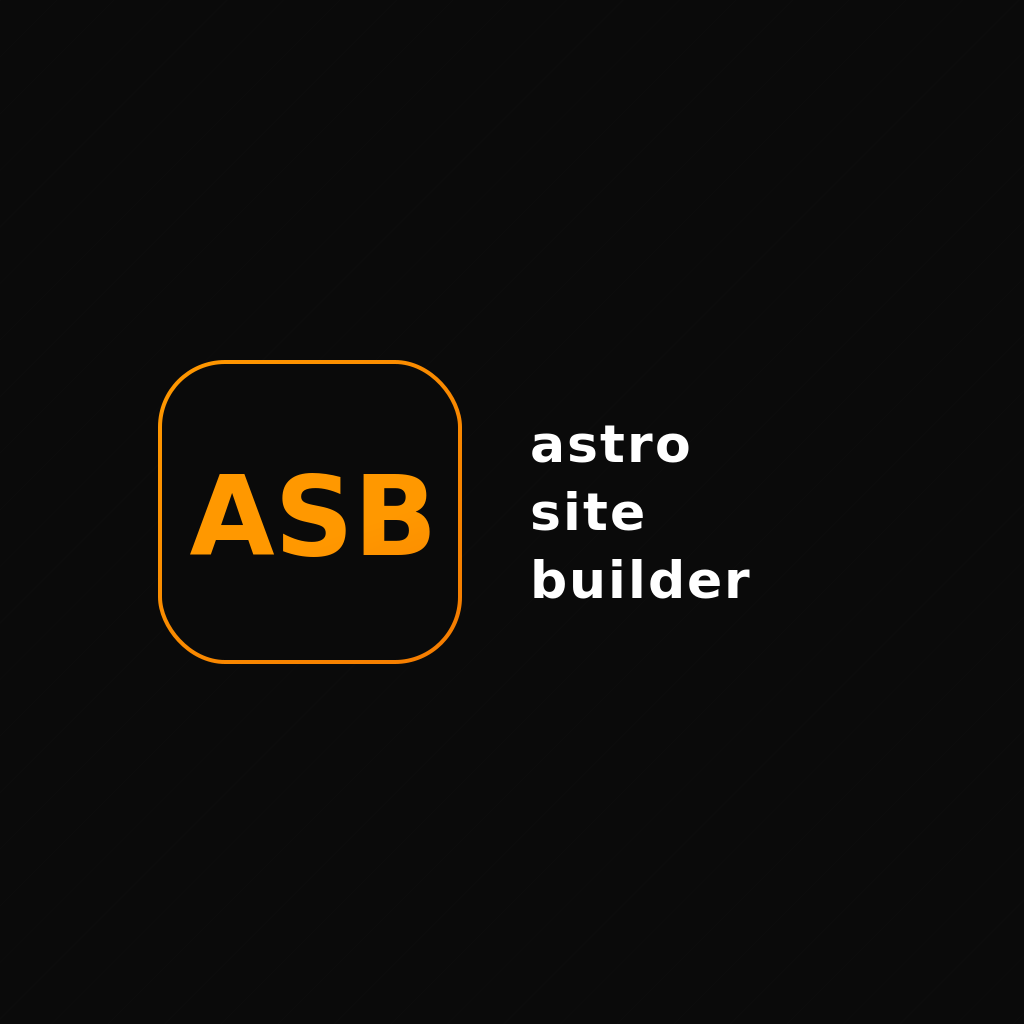 Astro Site Builder