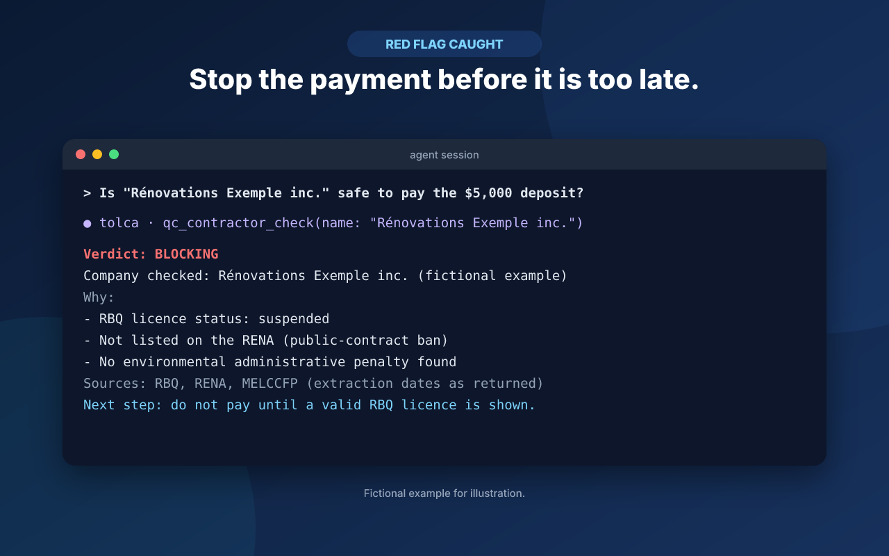 Verify a Company Before Paying It screenshot 3